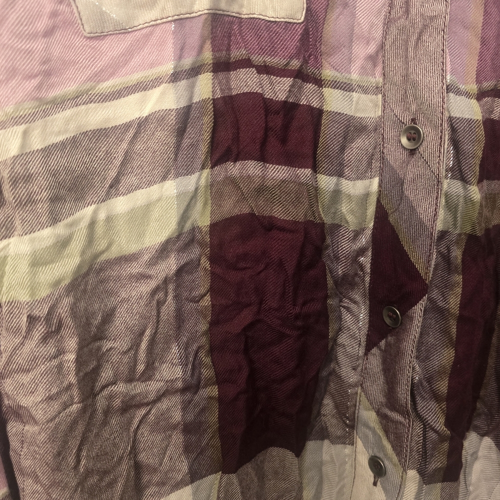 Cj Banks Women's Plaid Button Up Size 2x - Picture 4 of 9
